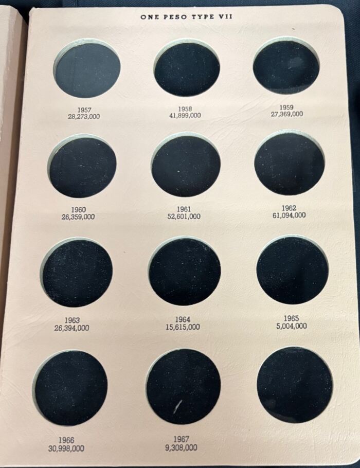 Modern Silver & Minors Dansco One Peso Book with 16 Coins 0153597Modern Silver & Minors Dansco One Peso Book with 16 Coins 0153597 - Image 5