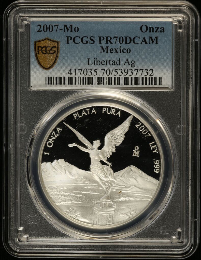 Modern Silver & Minors Onza 2007 Mo PCGS PR70DCAM 0155102