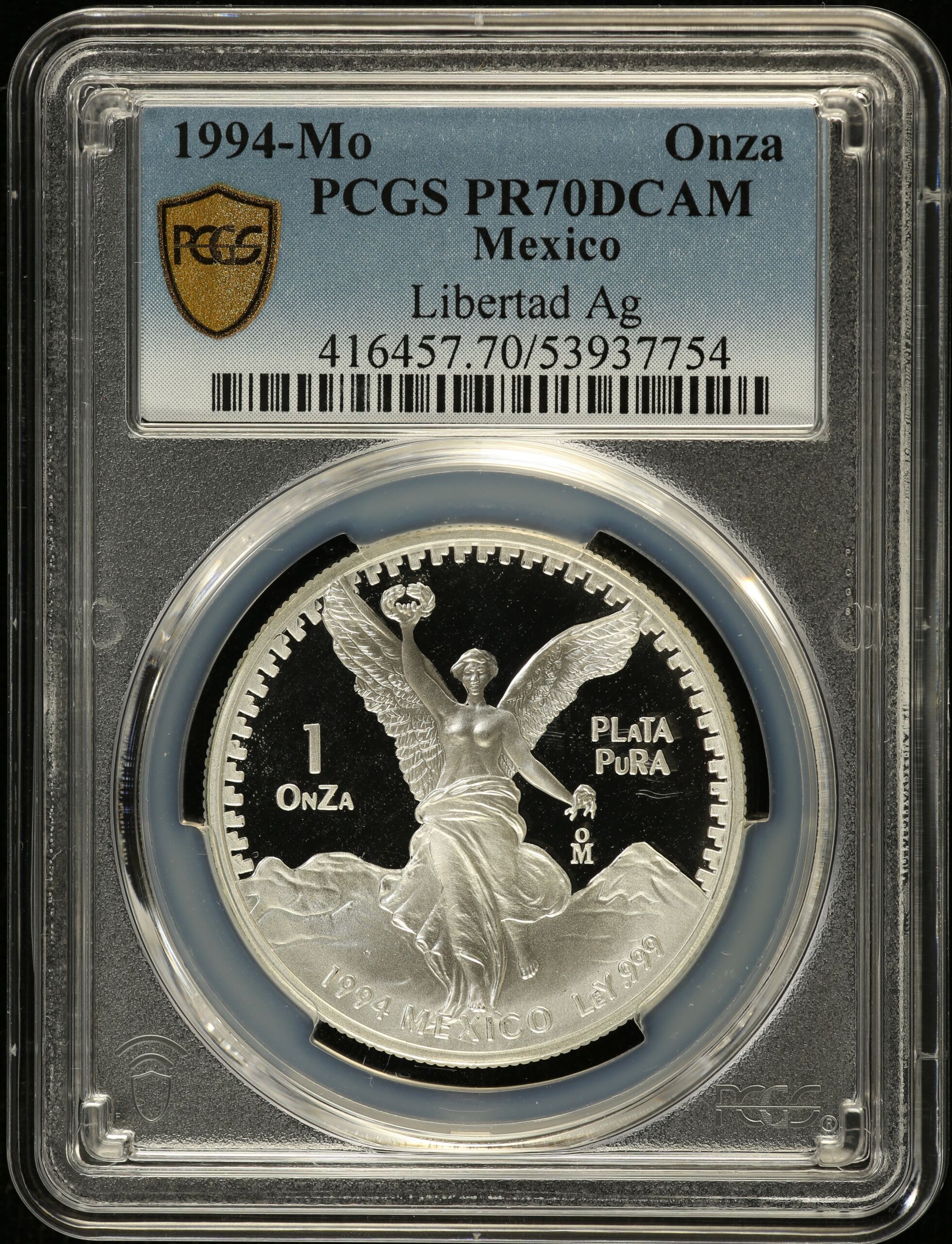 Modern Silver & Minors Onza 1994 Mo PCGS PR70DCAM 0155103
