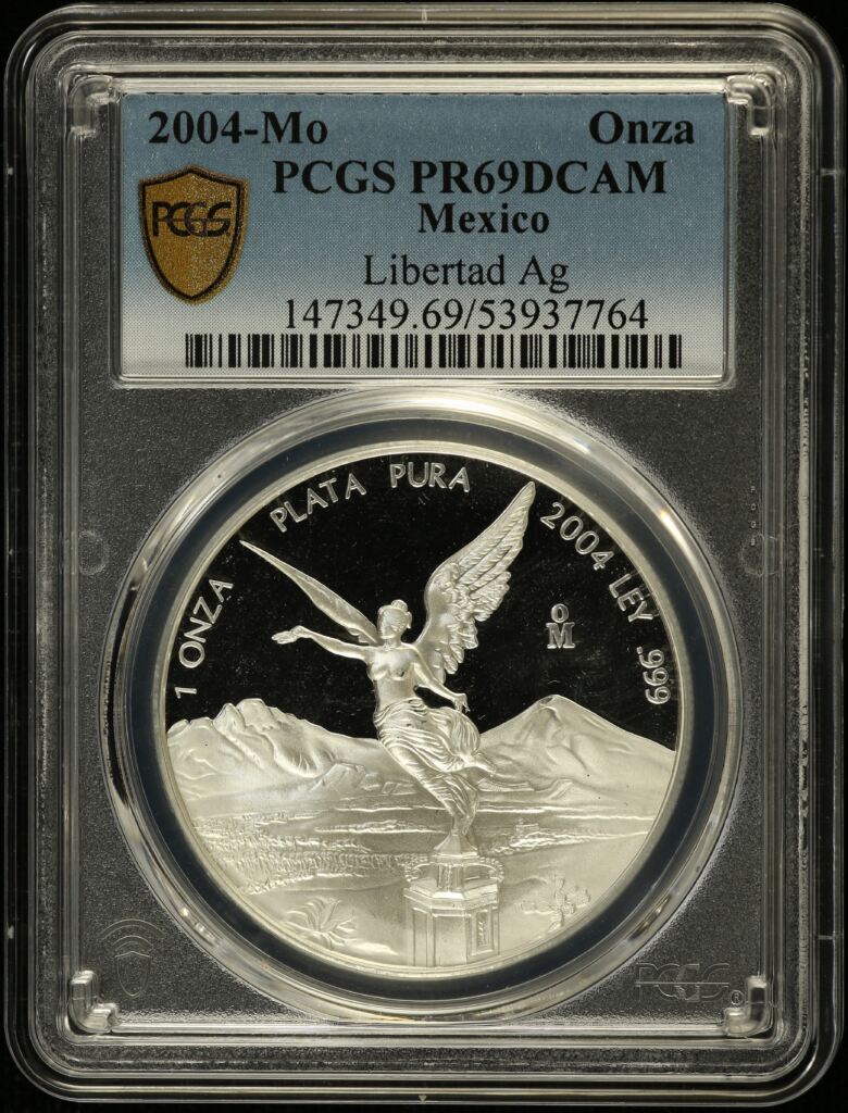 Modern Silver & Minors Onza 2004 Mo PCGS PR69DCAM 0155104