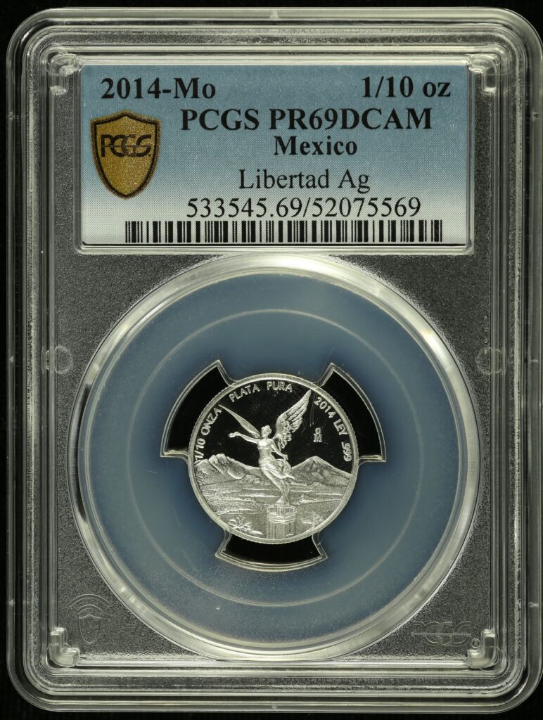Modern Silver & Minors 1/10 Onza 2014 Mo PCGS PR69DCAM 0155128