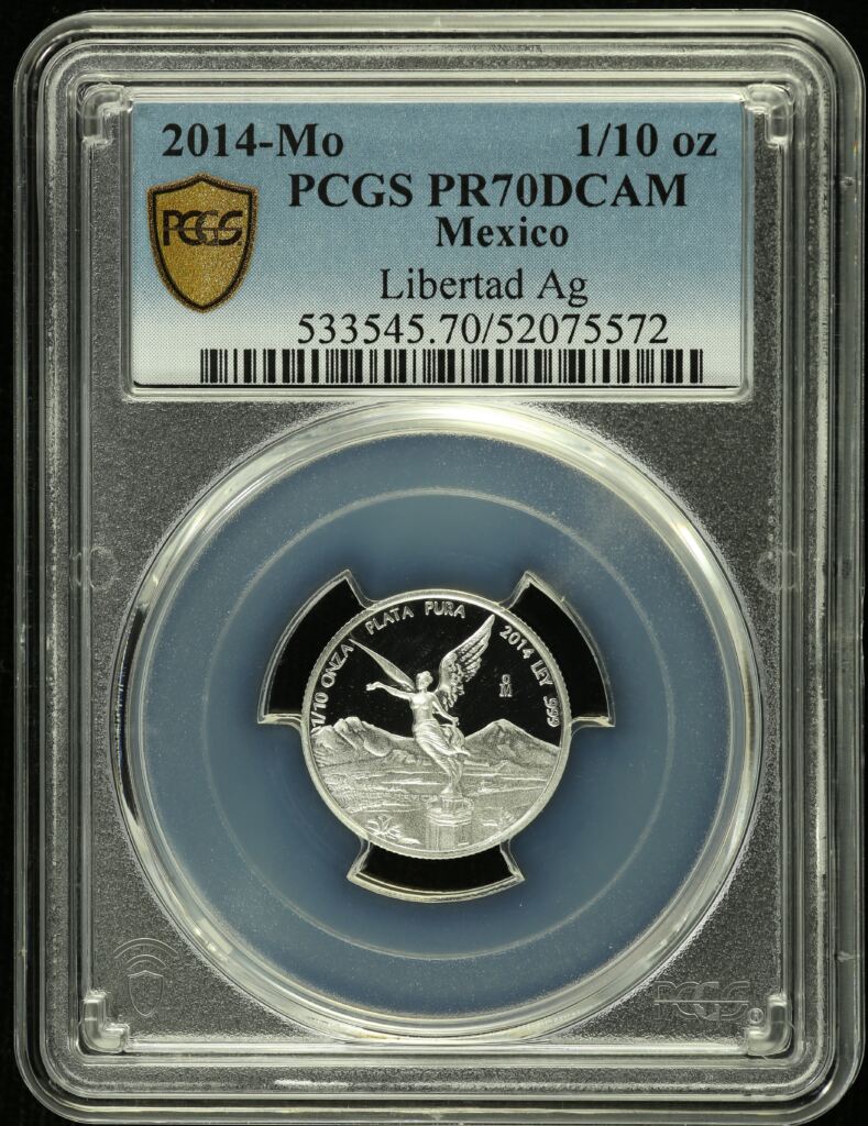Modern Silver & Minors 1/10 Onza 2014 Mo PCGS PR70DCAM 0155129