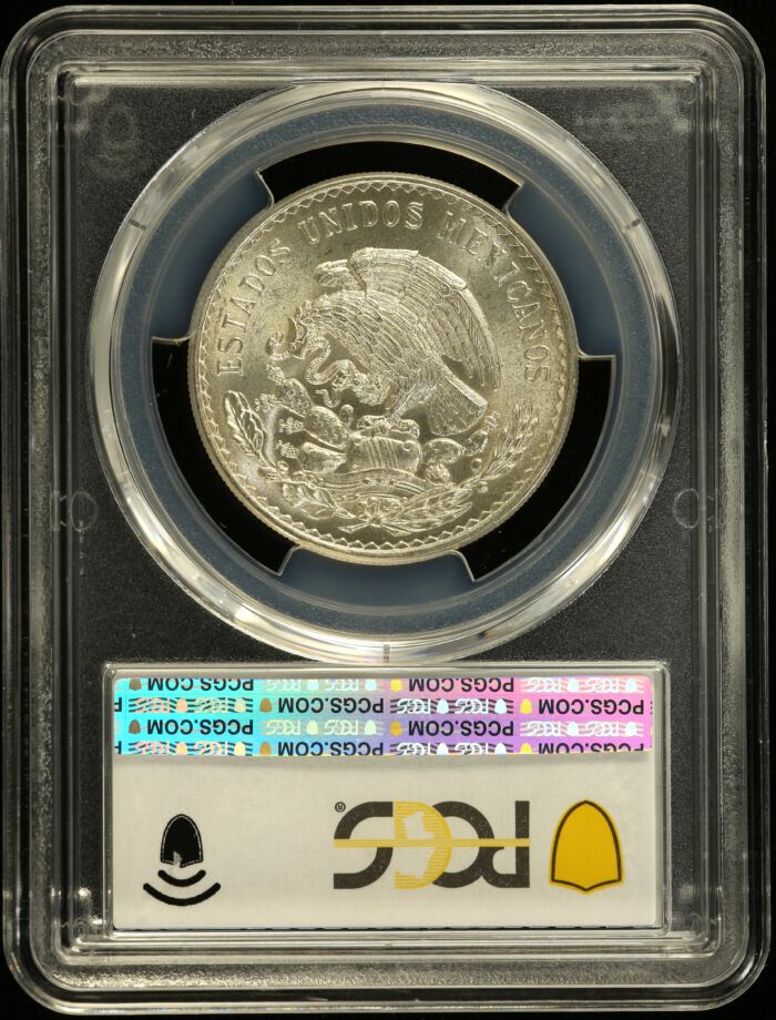 Modern Silver & Minors Peso 1947 Mo PCGS MS65 0153977Modern Silver & Minors Peso 1947 Mo PCGS MS65 0153977 - Image 2