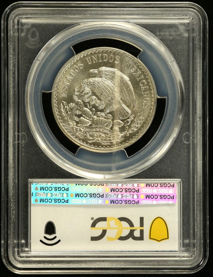 Modern Silver & Minors Peso 1947 Mo PCGS MS65 0153978Modern Silver & Minors Peso 1947 Mo PCGS MS65 0153978 - Image 2