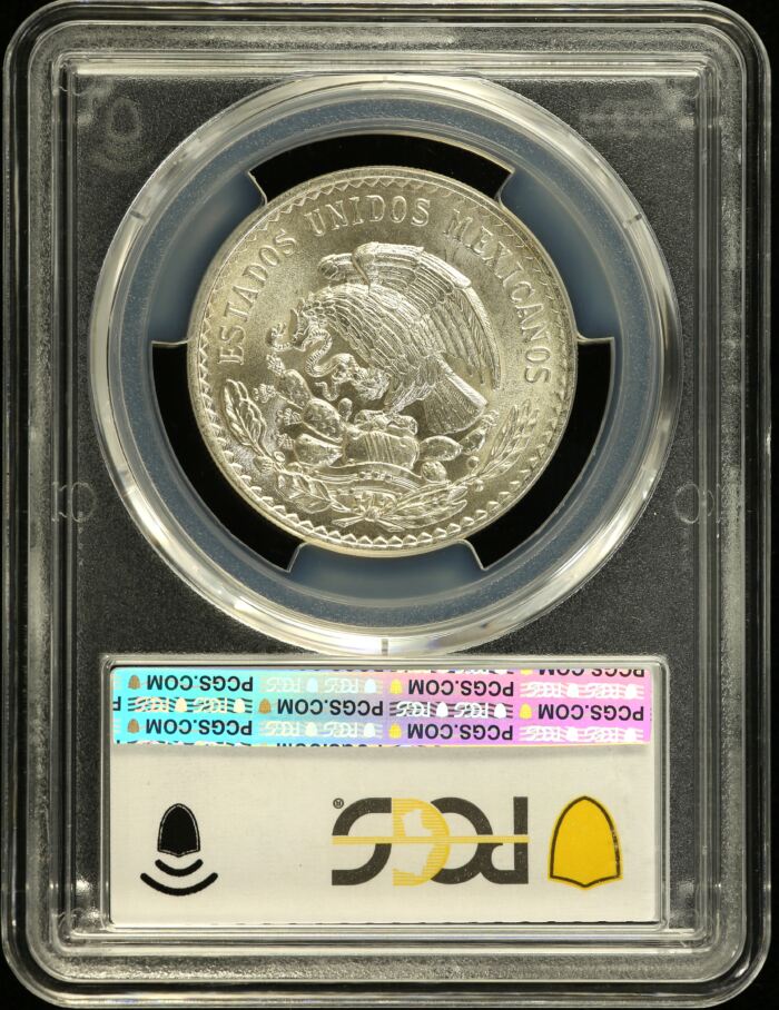 Modern Silver & Minors Peso 1947 Mo PCGS MS64 0153991Modern Silver & Minors Peso 1947 Mo PCGS MS64 0153991 - Image 2