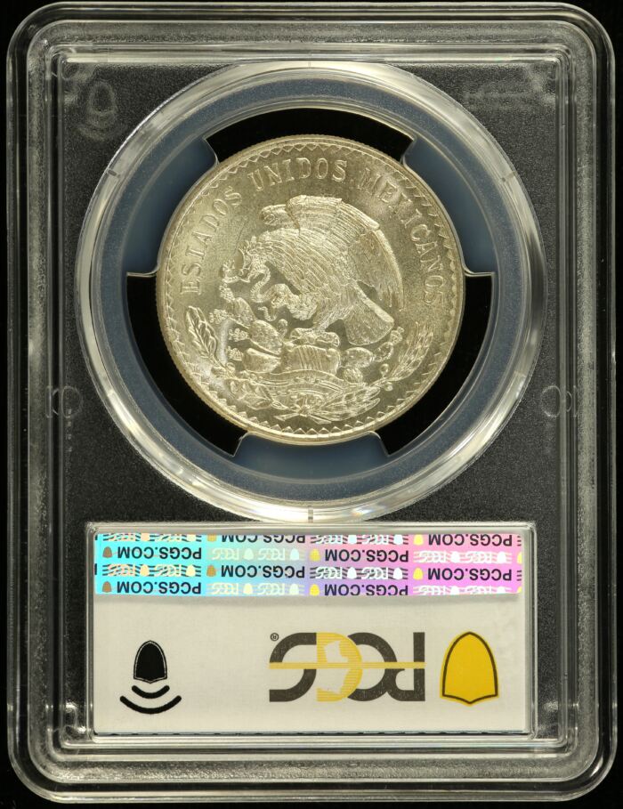 Modern Silver & Minors Peso 1947 Mo PCGS MS64 0153992Modern Silver & Minors Peso 1947 Mo PCGS MS64 0153992 - Image 2