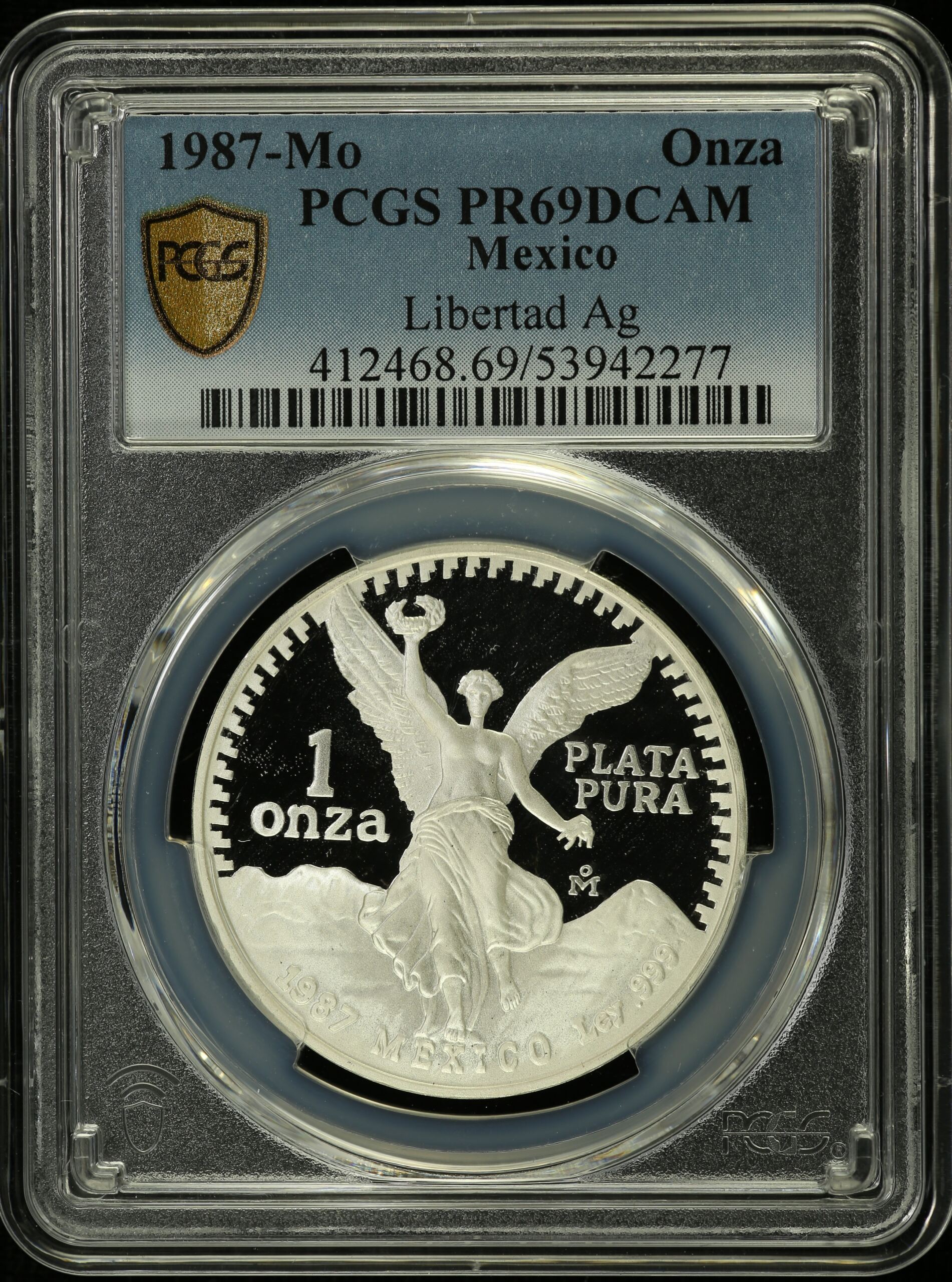Modern Silver & Minors Onza 1987 Mo PCGS PR69DCAM 0154666
