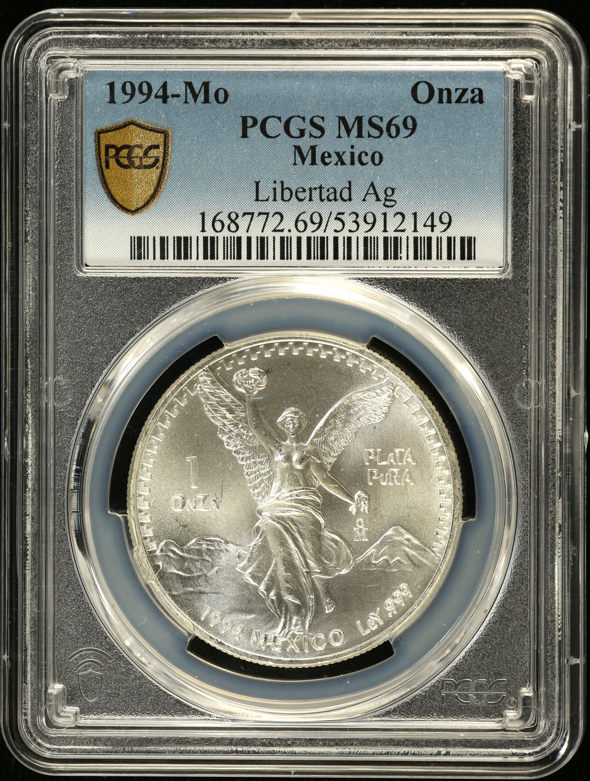 Modern Silver & Minors Onza 1994 Mo PCGS MS69 0154963