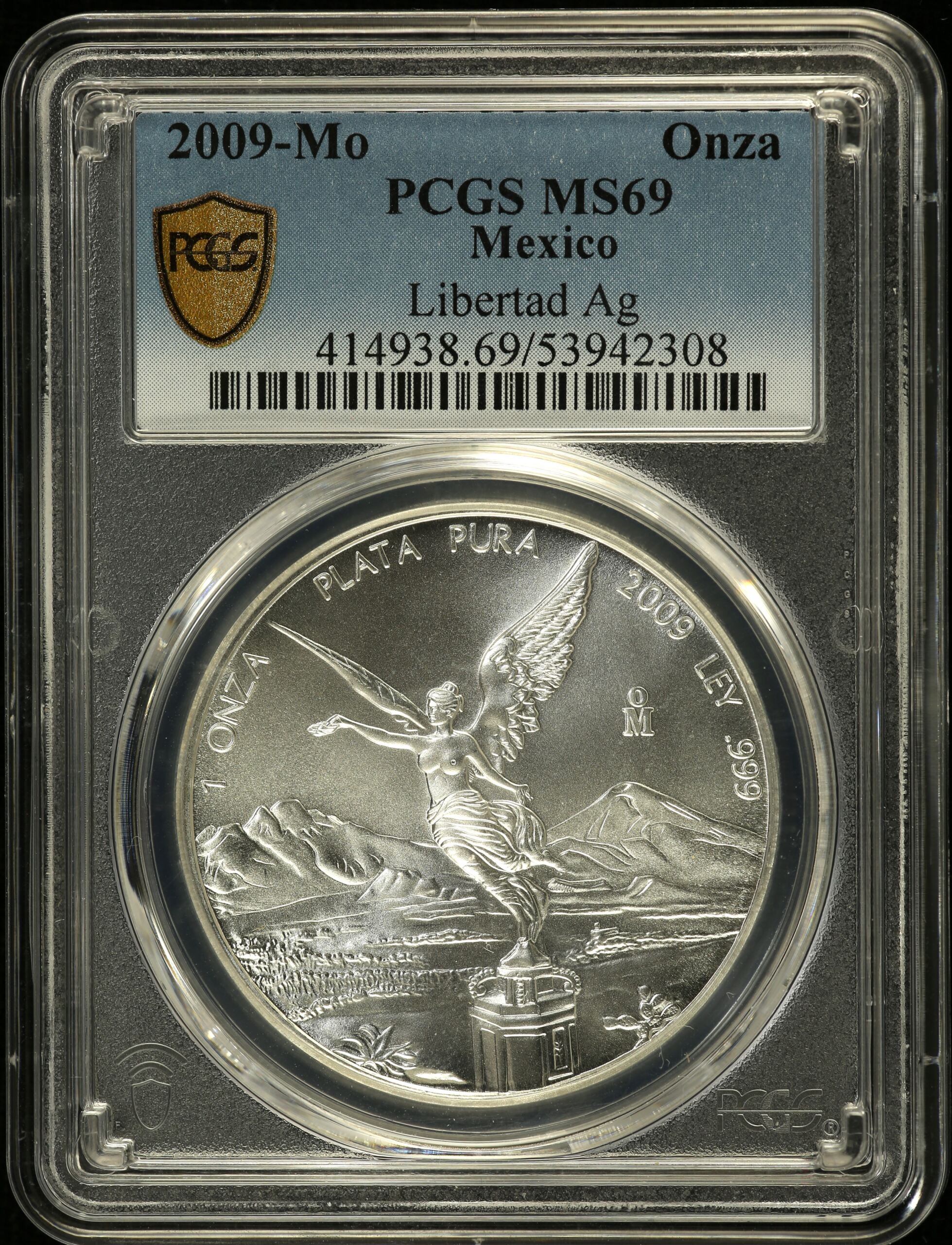 Modern Silver & Minors Onza 2009 Mo PCGS MS69 0155028