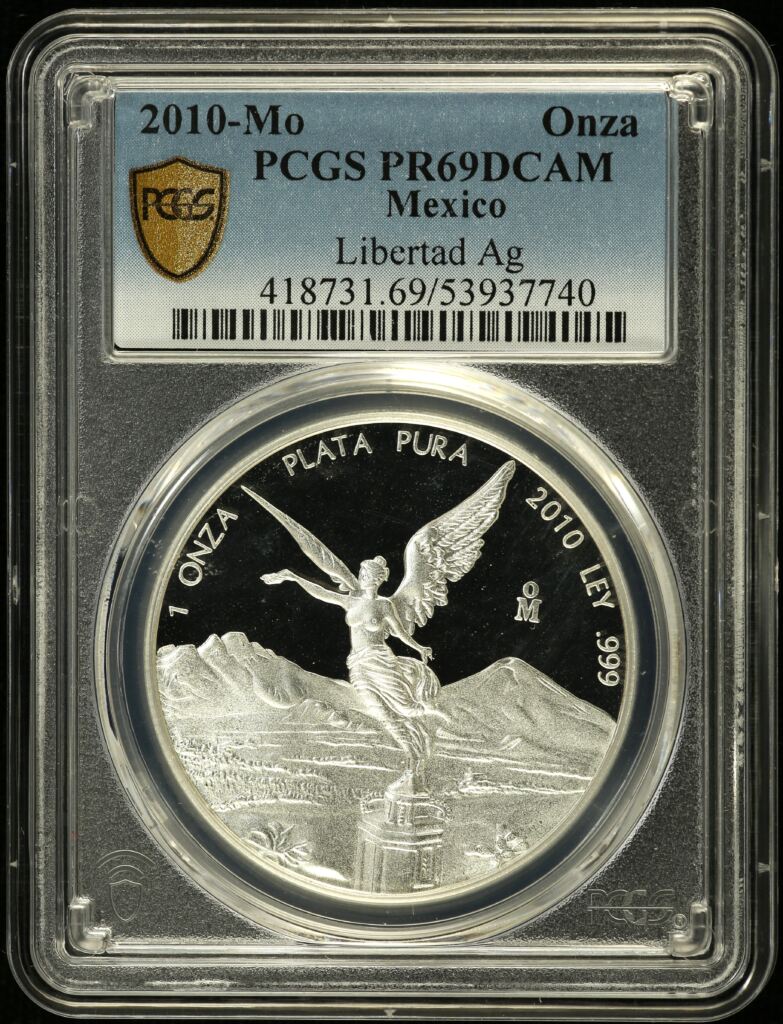 Modern Silver & Minors Onza 2010 Mo PCGS PR69DCAM 0155064