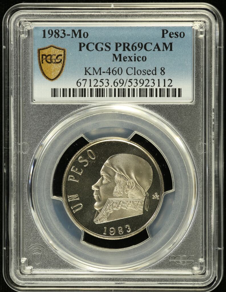 Modern Silver & Minors Peso 1983 Mo KM-460 PCGS PR69DCAM 0155078