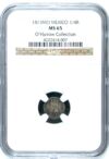 Colonial Silver & Minors 1/4 Real 1813 Mo NGC MS65 0155236