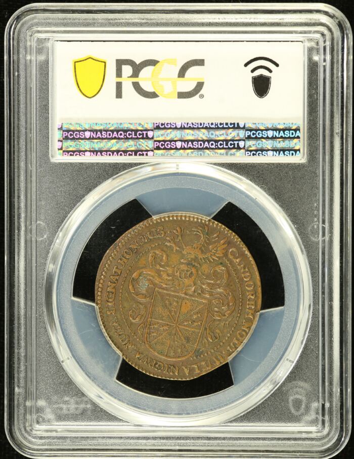 Belgium Jeton 1653 Dugn-4052 PCGS AU58 0155164Belgium Jeton 1653 Dugn-4052 PCGS AU58 0155164 - Image 2