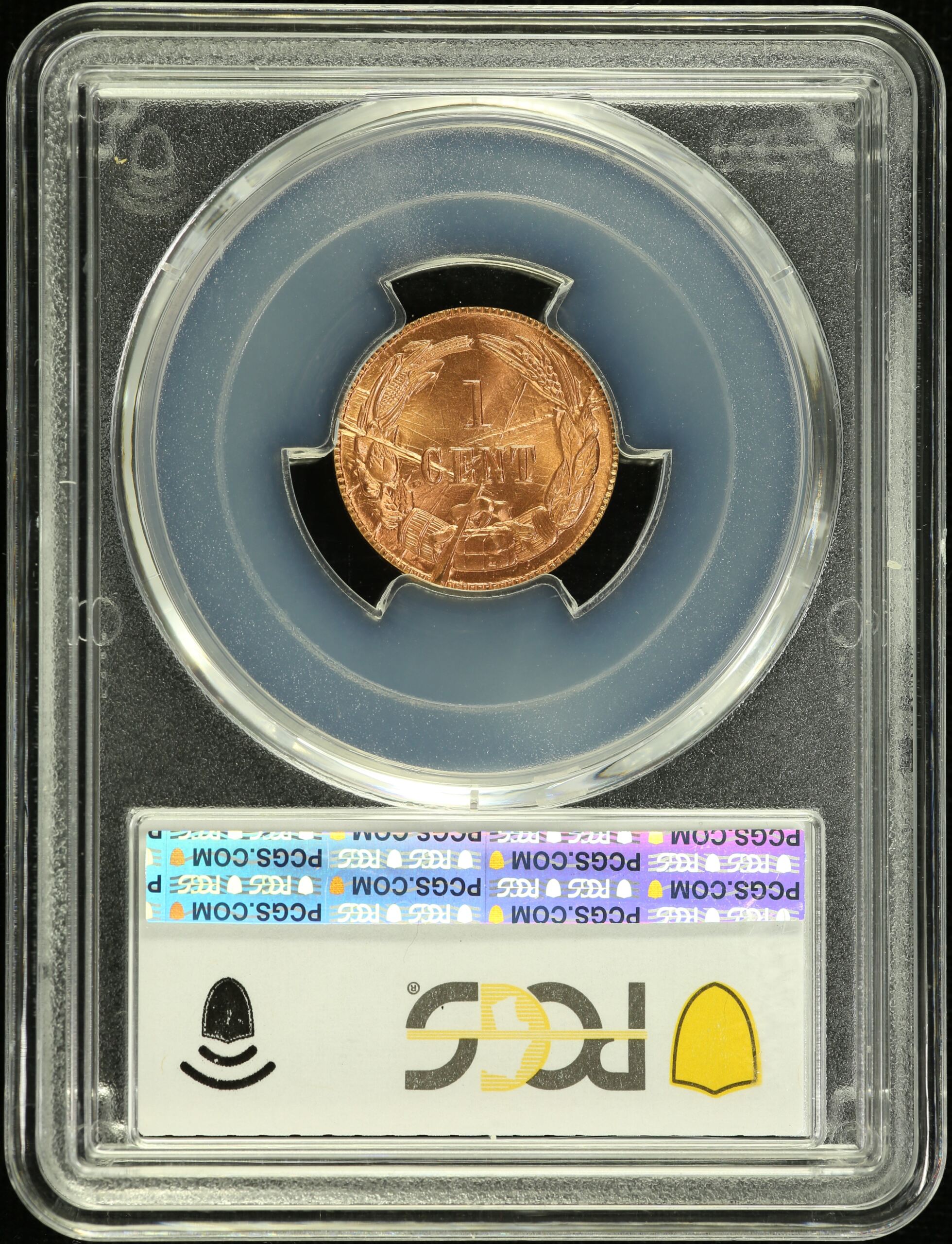 North America  United States  World Coins United States Cent (1961) PCGS MS68RD 0155173 United States Cent (1961) PCGS MS68RD 0155173United States Cent (1961) PCGS MS68RD 0155173 - Image 2