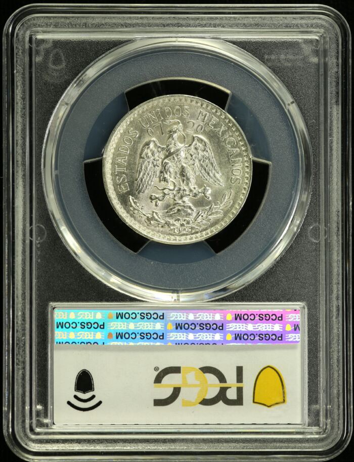 Modern Silver & Minors 50 Centavo 1945 M PCGS MS64 0154317Modern Silver & Minors 50 Centavo 1945 M PCGS MS64 0154317 - Image 2