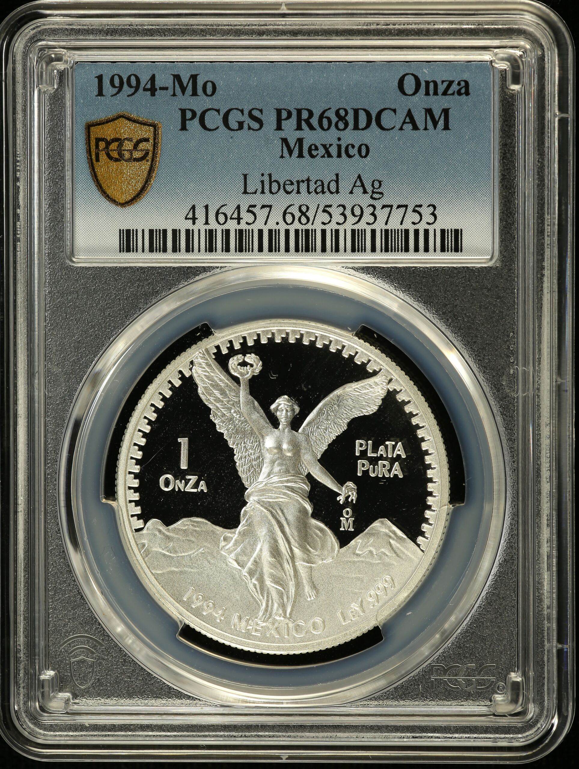 Modern Silver & Minors Onza 1994 Mo PCGS PR68DCAM 0155043