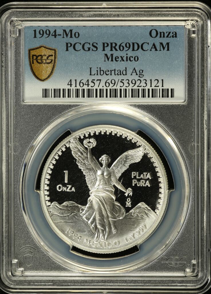 Modern Silver & Minors Onza 1994 Mo PCGS PR69DCAM 0155045