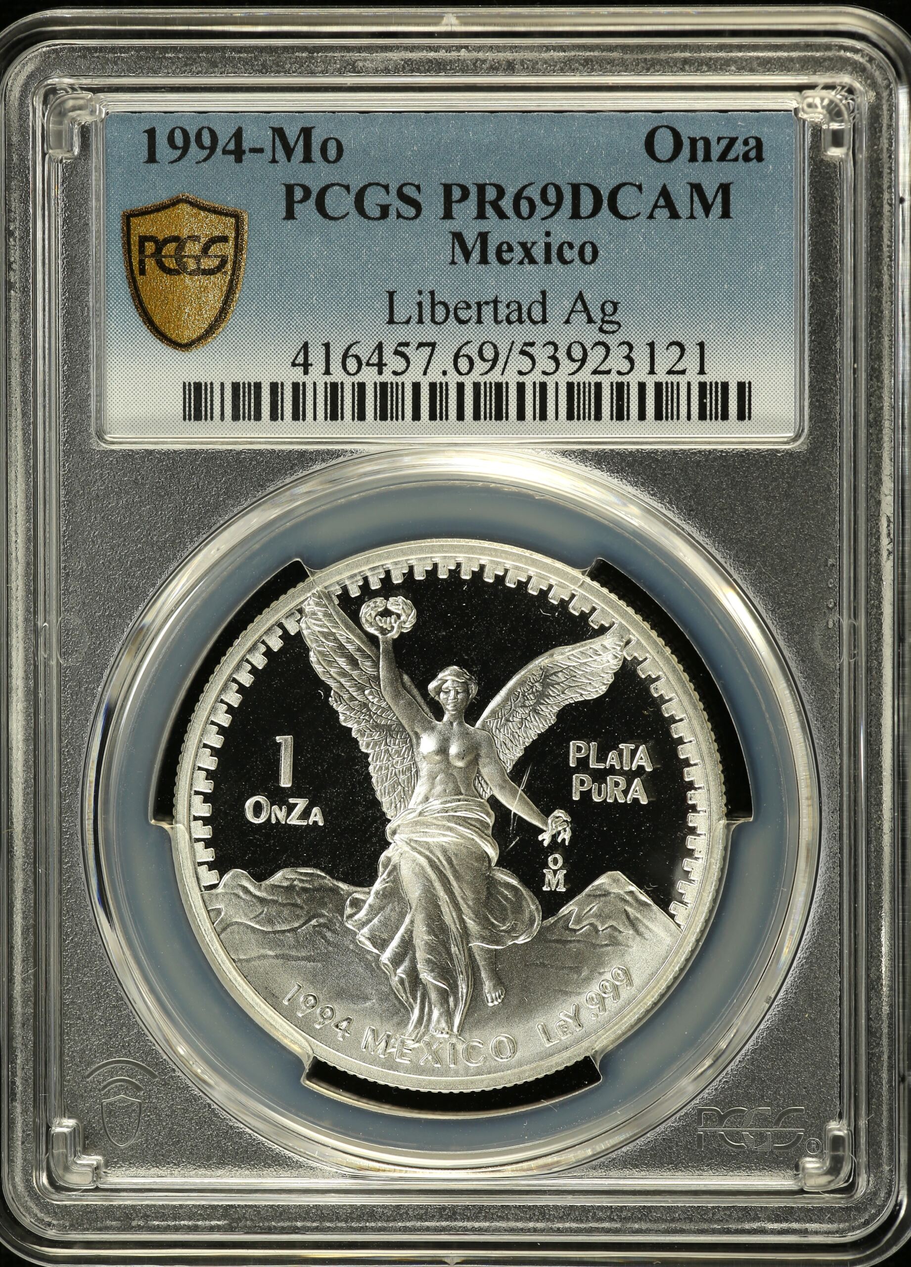 Modern Silver & Minors Onza 1994 Mo PCGS PR69DCAM 0155045