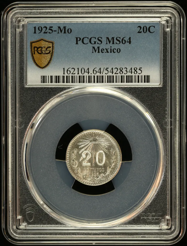 Modern Silver & Minors 20 Centavo 1925 Mo PCGS MS64 0154844