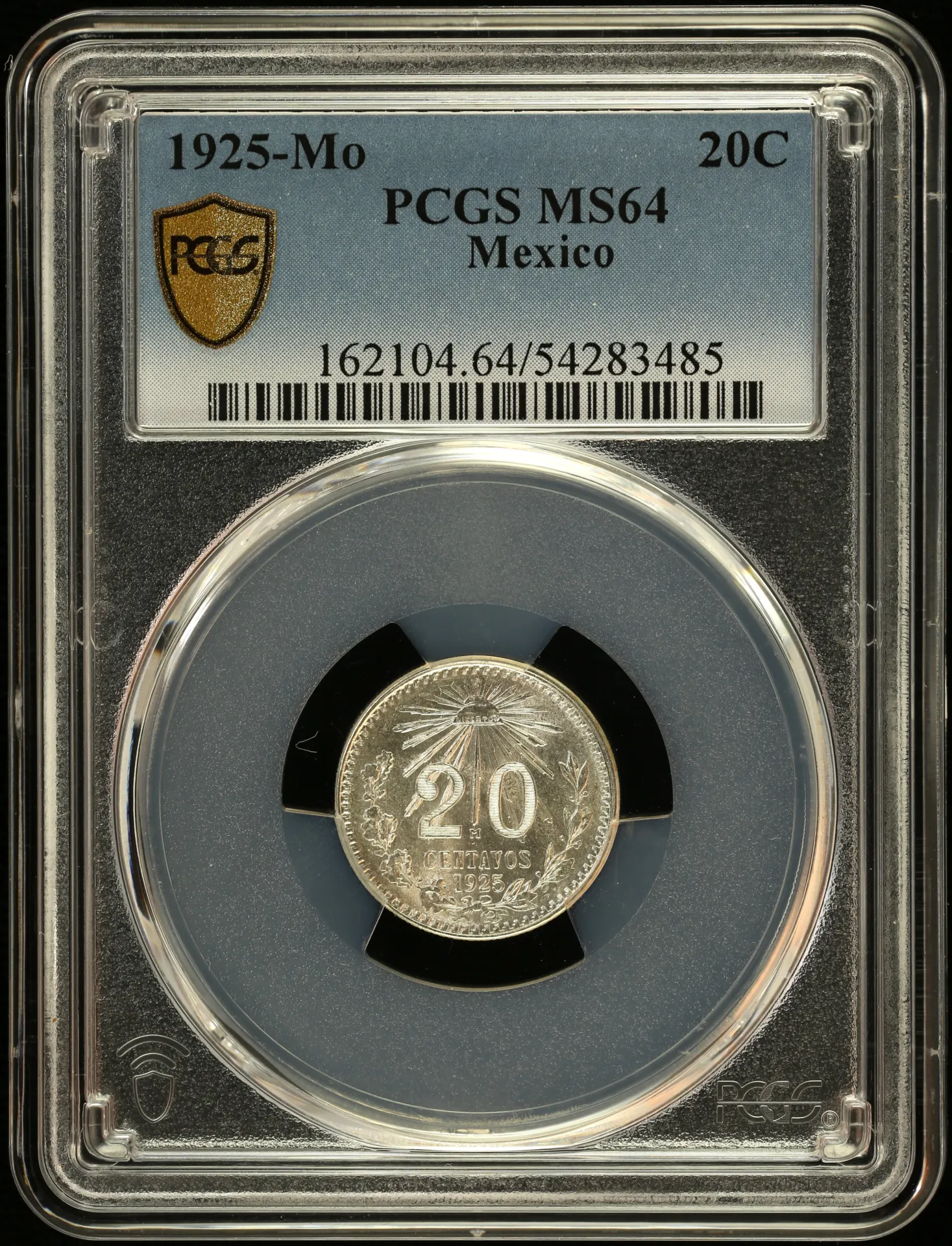 Modern Silver & Minors 20 Centavo 1925 Mo PCGS MS64 0154844