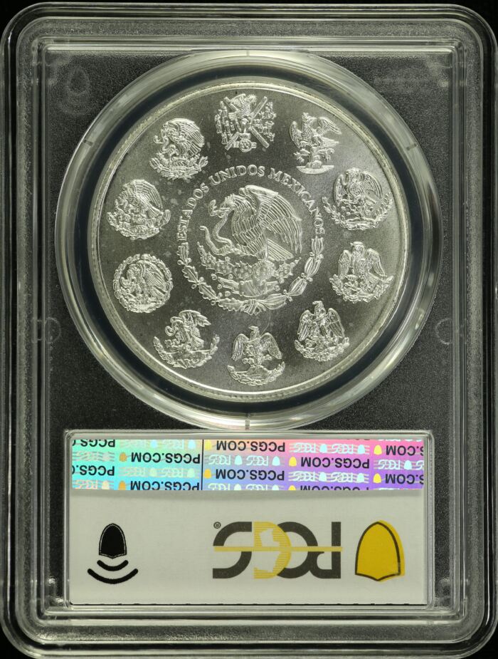 Modern Silver & Minors Onza 2001 Mo PCGS MS68 0154992Modern Silver & Minors Onza 2001 Mo PCGS MS68 0154992 - Image 2