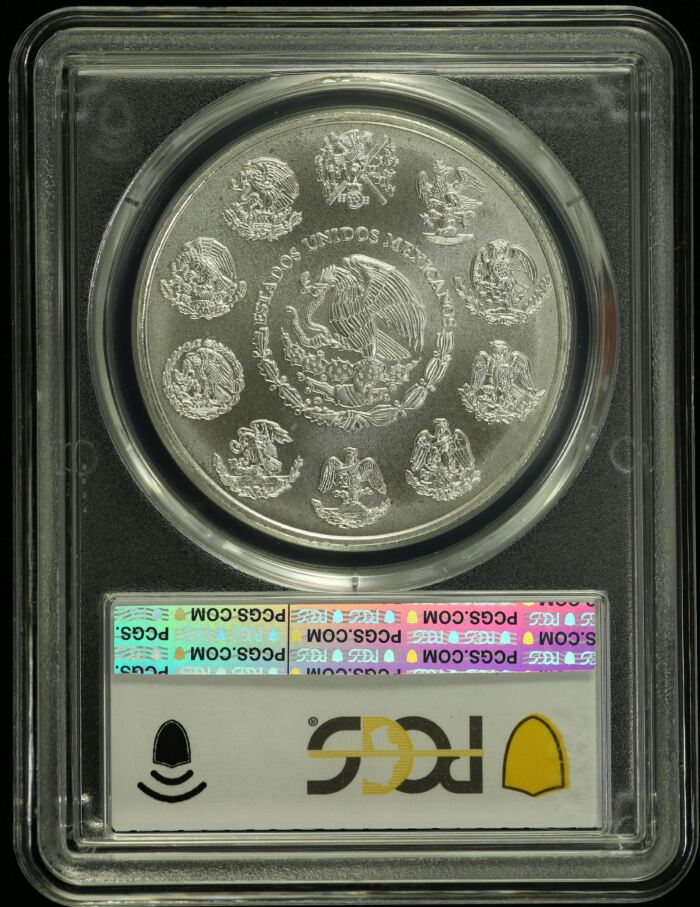 Modern Silver & Minors Onza 2001 Mo PCGS MS69 0154996Modern Silver & Minors Onza 2001 Mo PCGS MS69 0154996 - Image 2