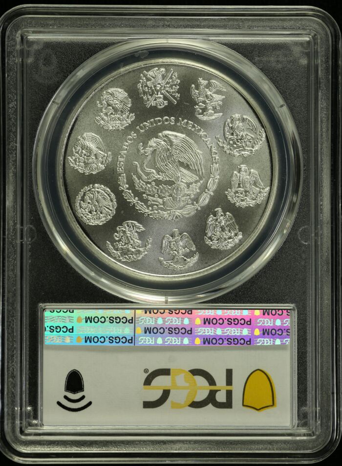 Modern Silver & Minors Onza 2002 Mo PCGS MS68 0154998Modern Silver & Minors Onza 2002 Mo PCGS MS68 0154998 - Image 2