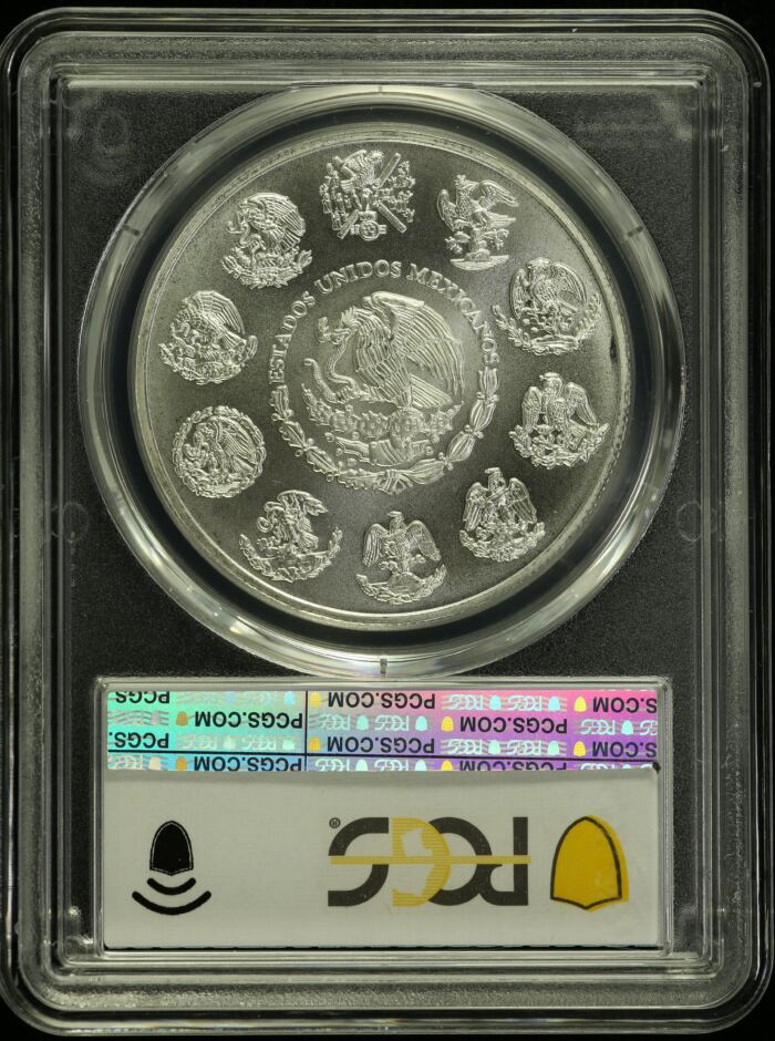 Modern Silver & Minors Onza 2004 Mo PCGS MS69 0155013Modern Silver & Minors Onza 2004 Mo PCGS MS69 0155013 - Image 2