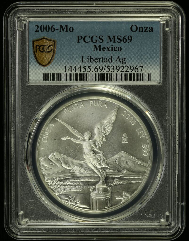 Modern Silver & Minors Onza 2006 Mo PCGS MS69 0155021