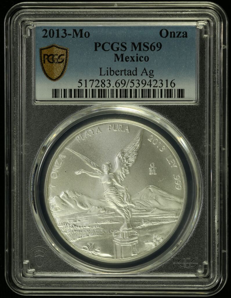 Modern Silver & Minors Onza 2013 Mo PCGS MS69 0155035