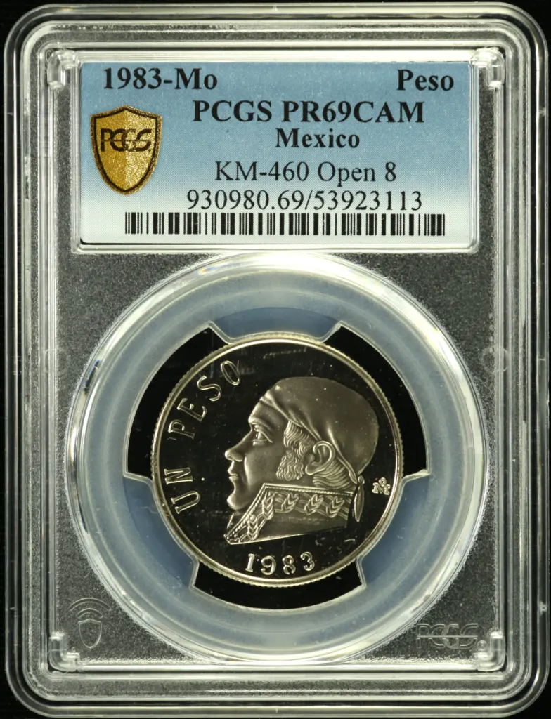Modern Silver & Minors Peso 1983 Mo KM-460 PCGS PR69DCAM 0155079