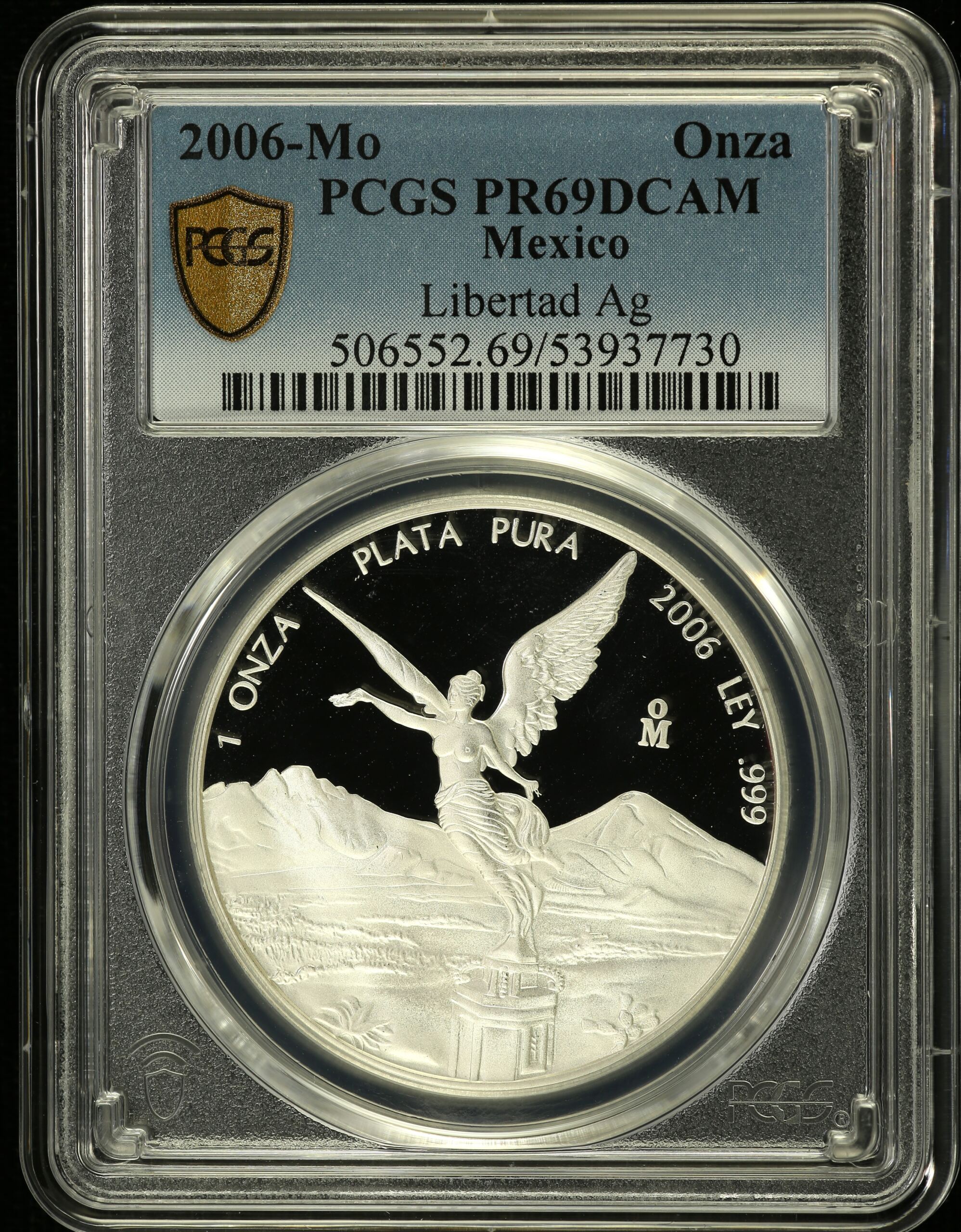 Modern Silver & Minors Onza 2006 Mo PCGS PR69DCAM 0155057