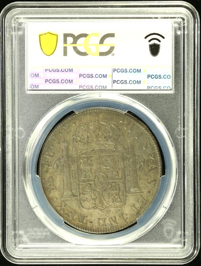 Peru 8 Reales 1807 L JP PCGS AU50 Calico-927 0154602Peru 8 Reales 1807 L JP PCGS AU50 Calico-927 0154602 - Image 2