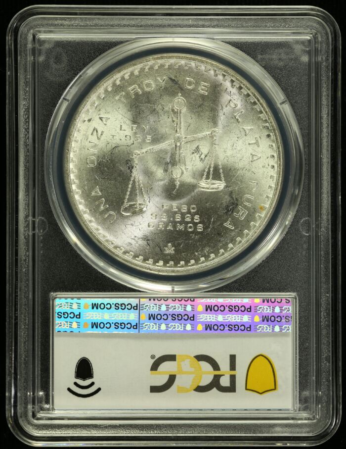 Modern Silver & Minors Onza 1980/79 Mo PCGS MS63 0154625Modern Silver & Minors Onza 1980/79 Mo PCGS MS63 0154625 - Image 2