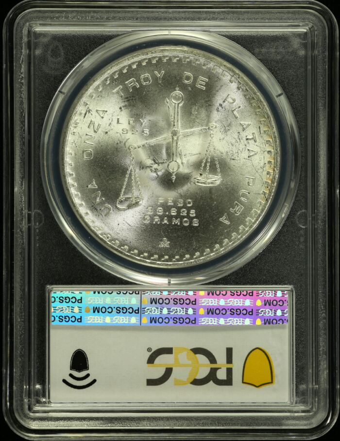 Modern Silver & Minors Onza 1980/9 Mo PCGS MS65 0154642Modern Silver & Minors Onza 1980/9 Mo PCGS MS65 0154642 - Image 2