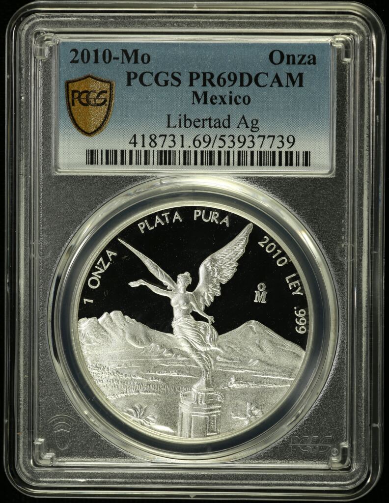Modern Silver & Minors Onza 2010 Mo PCGS PR69DCAM 0155065
