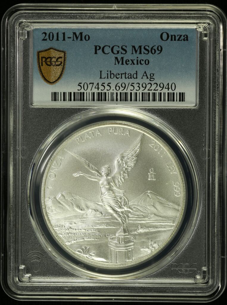 Modern Silver & Minors Onza 2011 Mo PCGS MS69 0154692