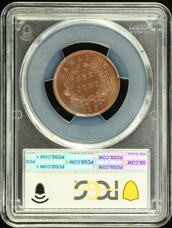 Other Sarawak Cent 1937 H PCGS MS65BN 0153697Other Sarawak Cent 1937 H PCGS MS65BN 0153697 - Image 2