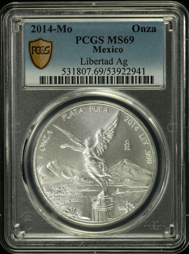 Modern Silver & Minors Onza 2014 Mo PCGS MS69 0154701