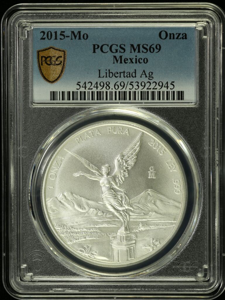 Modern Silver & Minors Onza 2015 Mo PCGS MS69 0154703