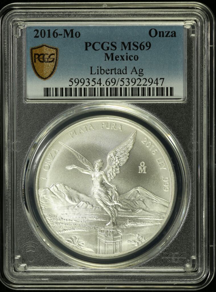 Modern Silver & Minors Onza 2016 Mo PCGS MS69 0154705
