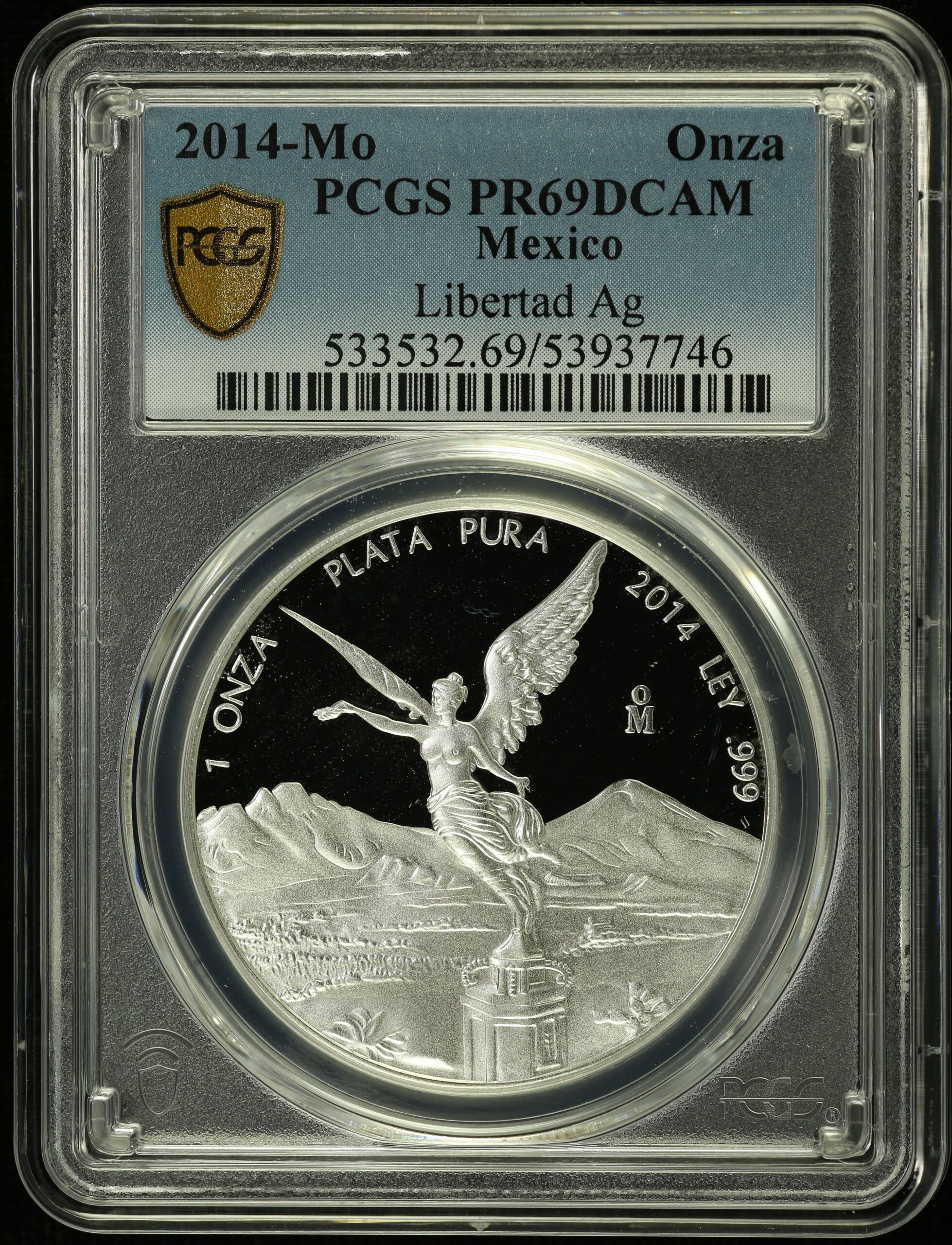 Modern Silver & Minors Onza 2014 Mo PCGS PR69DCAM 0155071
