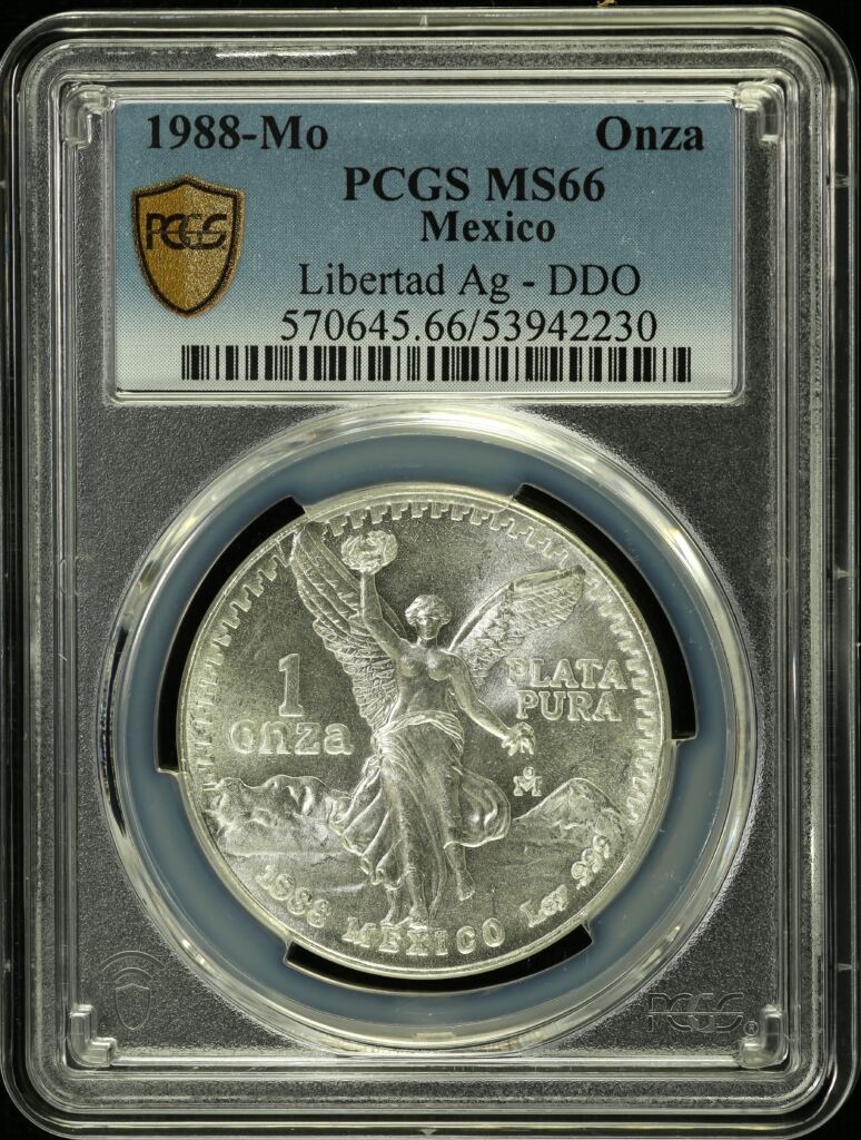 Modern Silver & Minors Onza 1988 Mo PCGS MS66 0154711