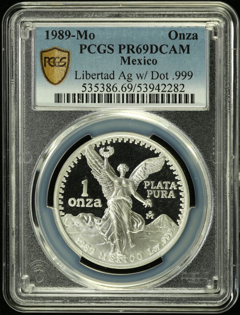 Modern Silver & Minors Onza 1989 Mo PCGS PR69DCAM 0154718