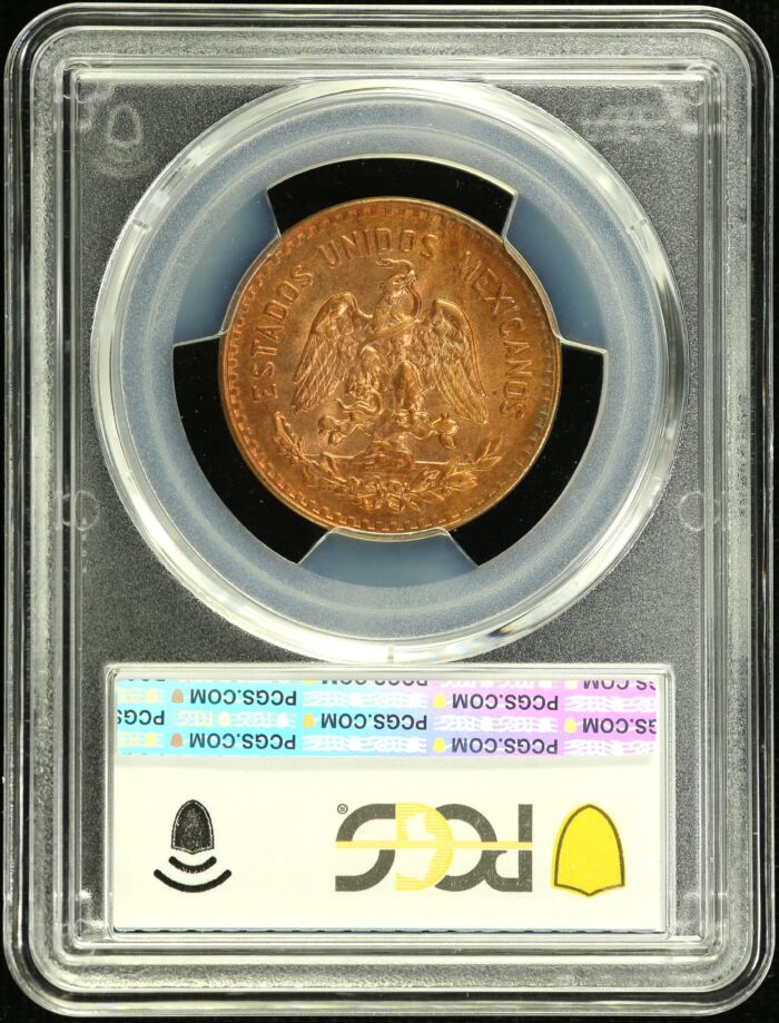 Modern Silver & Minors 5 Centavo 1933 Mo PCGS MS65RB 0153730Modern Silver & Minors 5 Centavo 1933 Mo PCGS MS65RB 0153730 - Image 2