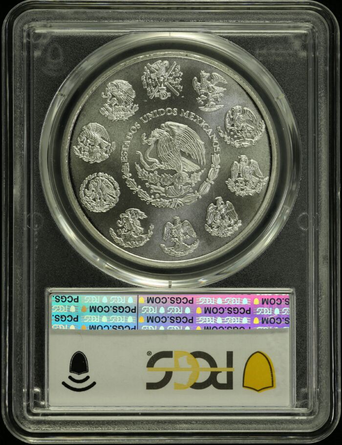 Modern Silver & Minors Onza 2002 Mo PCGS MS69 0154824Modern Silver & Minors Onza 2002 Mo PCGS MS69 0154824 - Image 2