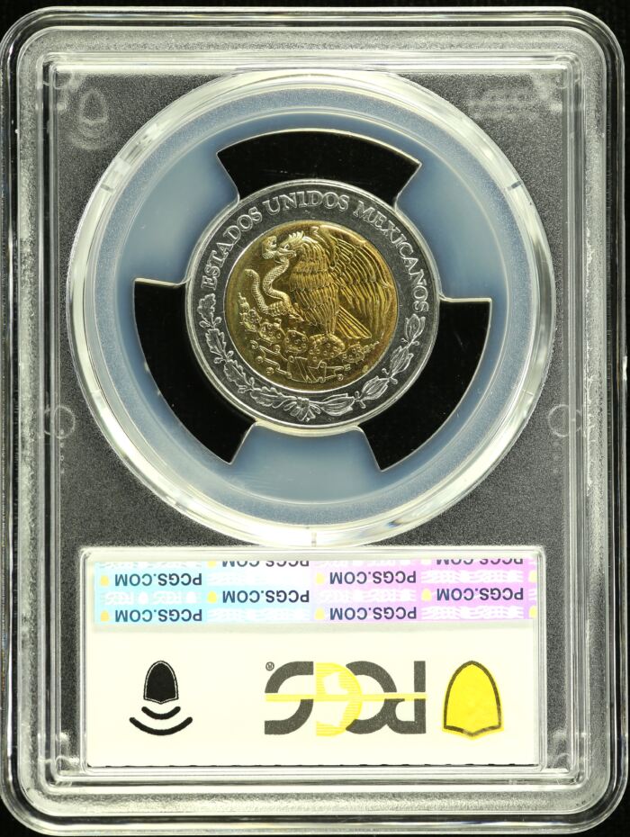 Modern Silver & Minors 5 Peso 2008 Mo Ignacio Rayon PCGS MS67 0154877Modern Silver & Minors 5 Peso 2008 Mo Ignacio Rayon PCGS MS67 0154877 - Image 2