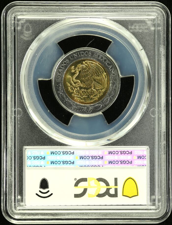 Modern Silver & Minors 5 Peso 2008 Mo Jose Vasconcelos PCGS MS67 0154911Modern Silver & Minors 5 Peso 2008 Mo Jose Vasconcelos PCGS MS67 0154911 - Image 2