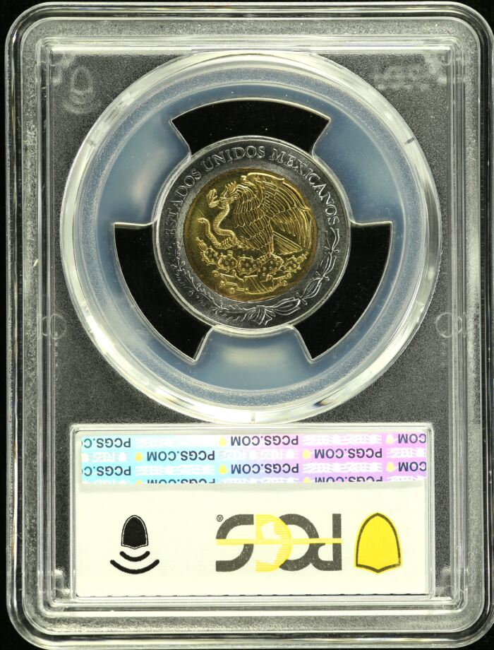 Modern Silver & Minors 5 Peso 2008 Mo Alvaro Obregon PCGS MS67 0154918Modern Silver & Minors 5 Peso 2008 Mo Alvaro Obregon PCGS MS67 0154918 - Image 2