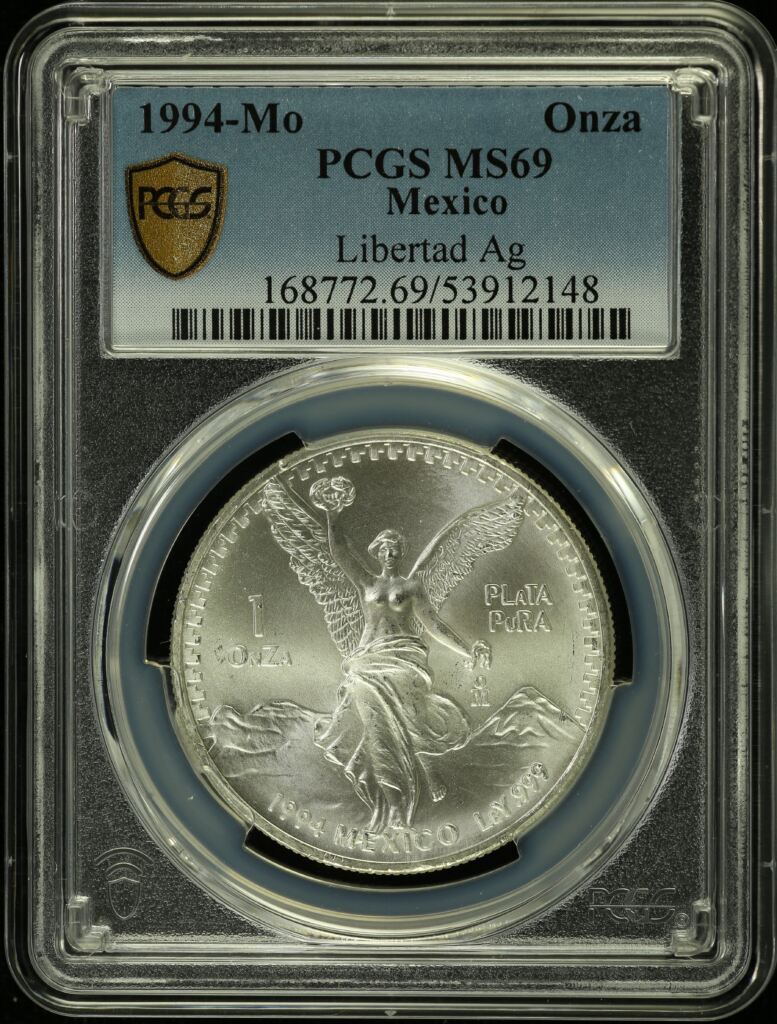 Modern Silver & Minors Onza 1994 Mo PCGS MS69 0154964